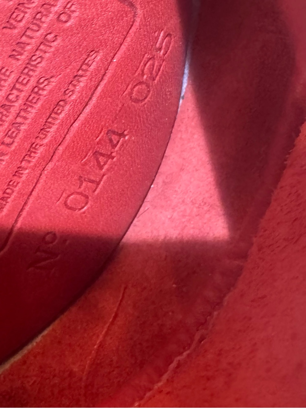 Vintage Coach Belt Bag Crossbody Shoulder Fanny Pack Pouch Red Leather Push Lock - Picture 3 of 10